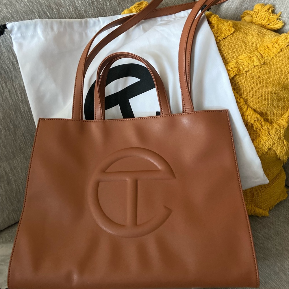 Medium Tan Telfar Shopping Bag